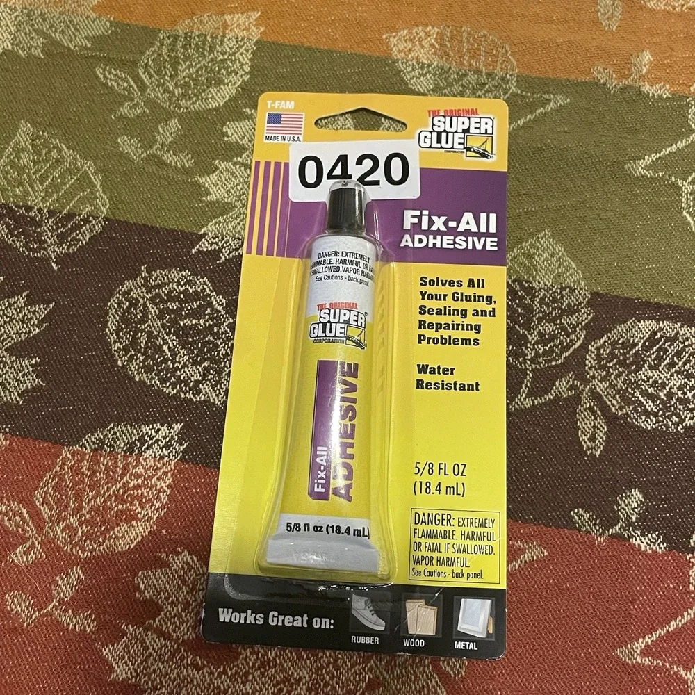 ✅FIX ALL flexible ADHESIVE Super Glue repair rubber shoe vinyl leather #️⃣0420